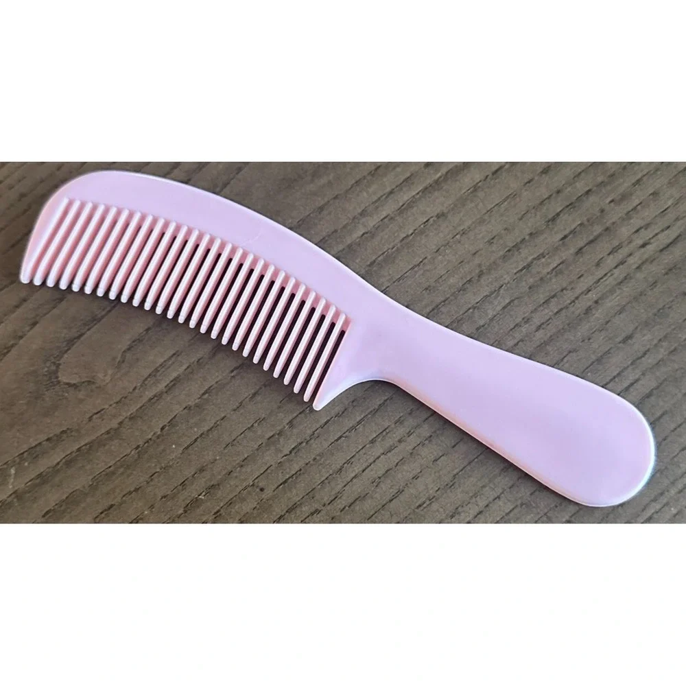 Vintage 80s GOODY Plastic Super Hair Comb‎ Purse Size Unbreakable Pink USA